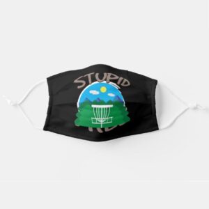 "Stupid Tree" Disc Golf Cloth Face Mask
