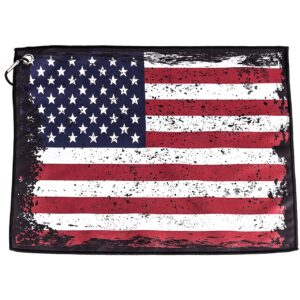 USA Flag Disc Golf Towel
