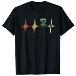 Heartbeat Vintage Disc Golf T-Shirt