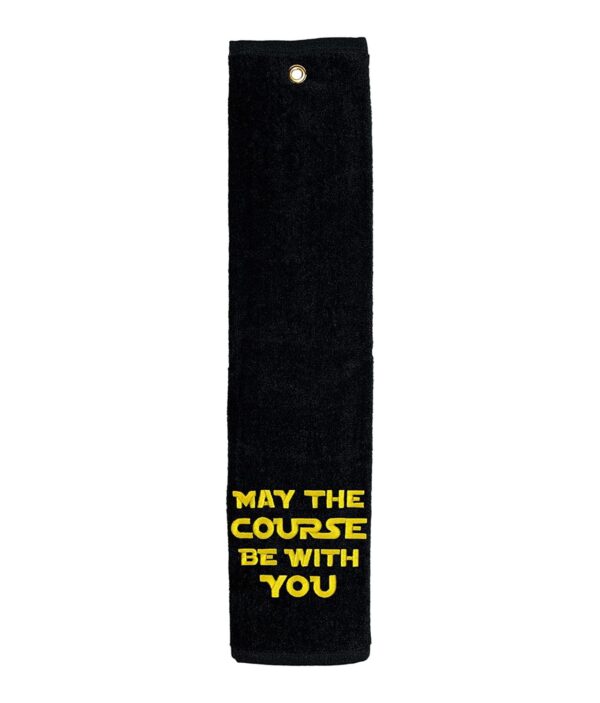 "May The Course Be with You" Disc Golf Towel